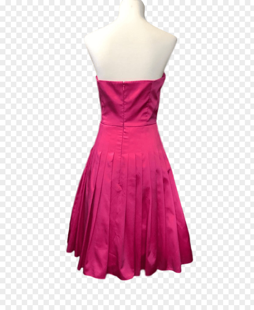 Dress Cocktail Satin Shoulder PNG