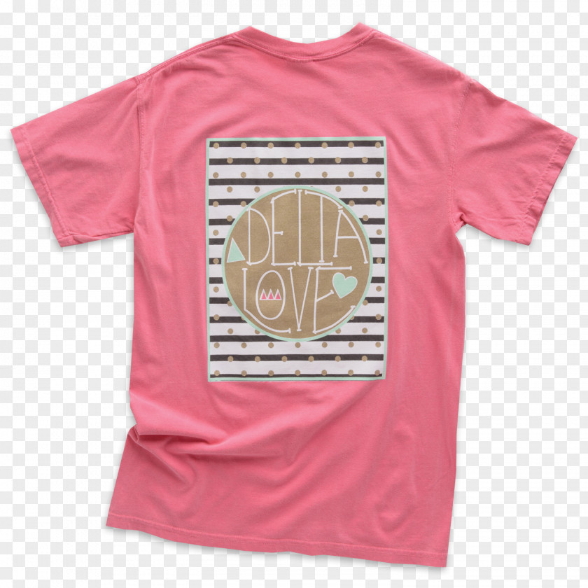 T-shirt Pink M Sleeve Font PNG