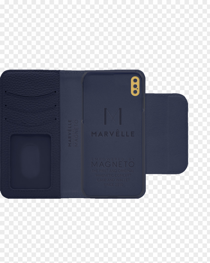 Wallet Magnetism Pocket Mobilskal Cobalt PNG