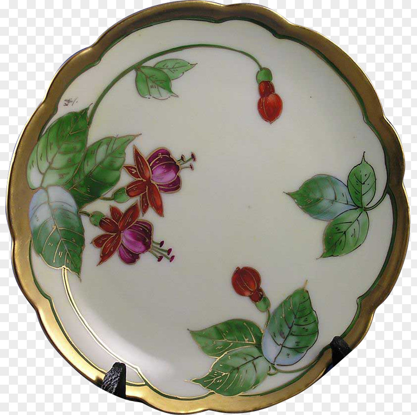 Bavaria Germany Plate Porcelain Tableware Saucer PNG