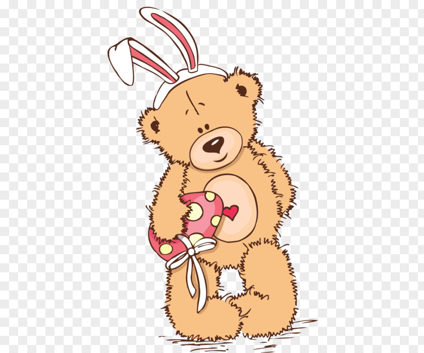 Bear Easter Bunny Child Egg PNG