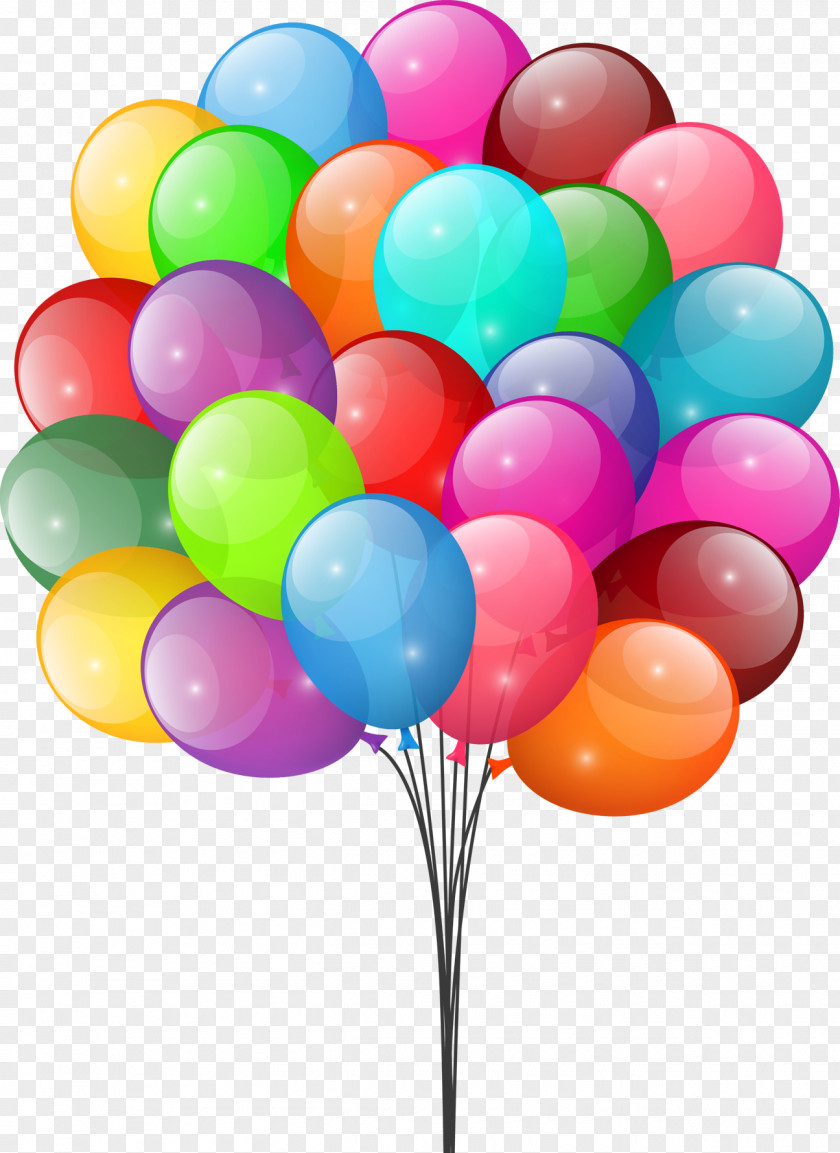 Colored Balloons Balloon Clip Art PNG