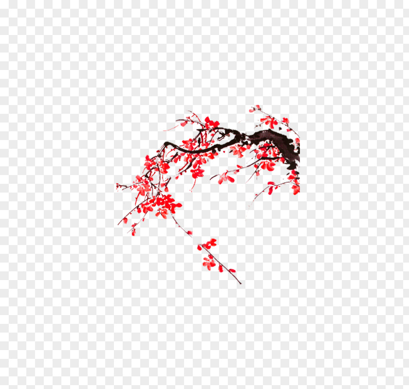 Creative Plum Bloom Icon PNG