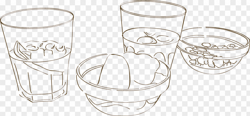 Glass Champagne Food Storage Containers Highball Pint PNG