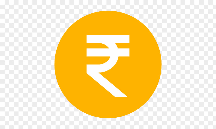 Indian Rupee Sign Illustration PNG