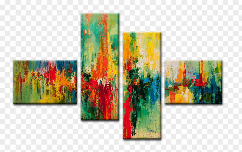 Painting Art Triptych Canvas PNG