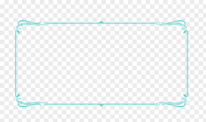 Blue Frame Material Area Pattern PNG