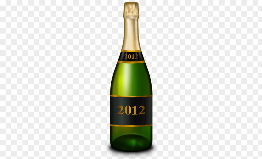 Champagne Bottle Moxebt & Chandon Bollinger Pommery Icon PNG