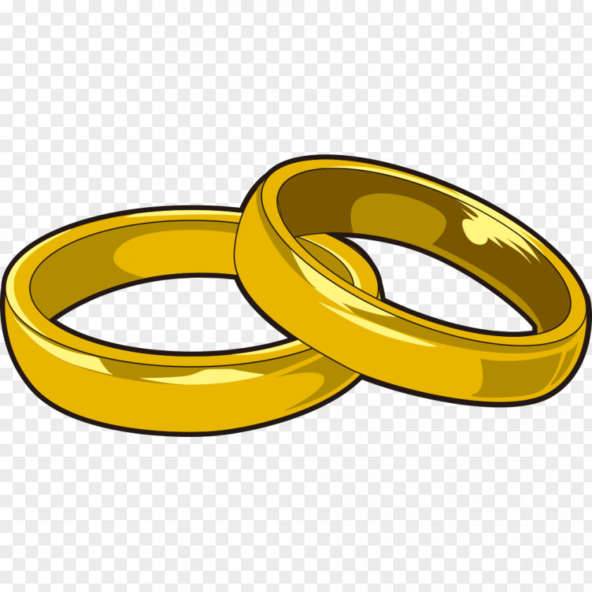 Hand-painted Ring Wedding PNG