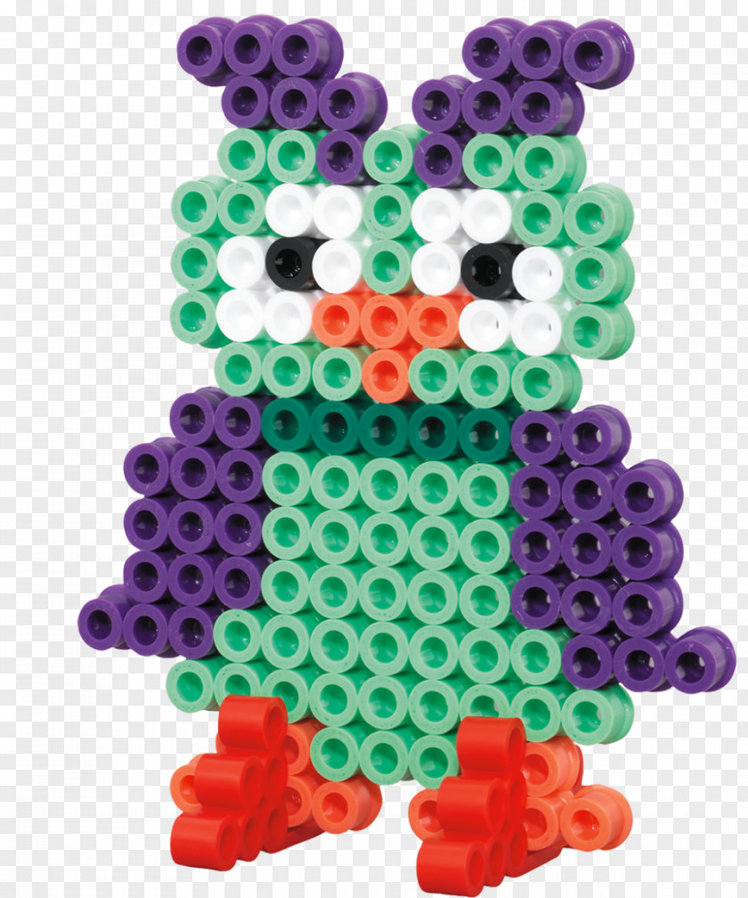 Owl Bead Child Bügelperlen Toy PNG