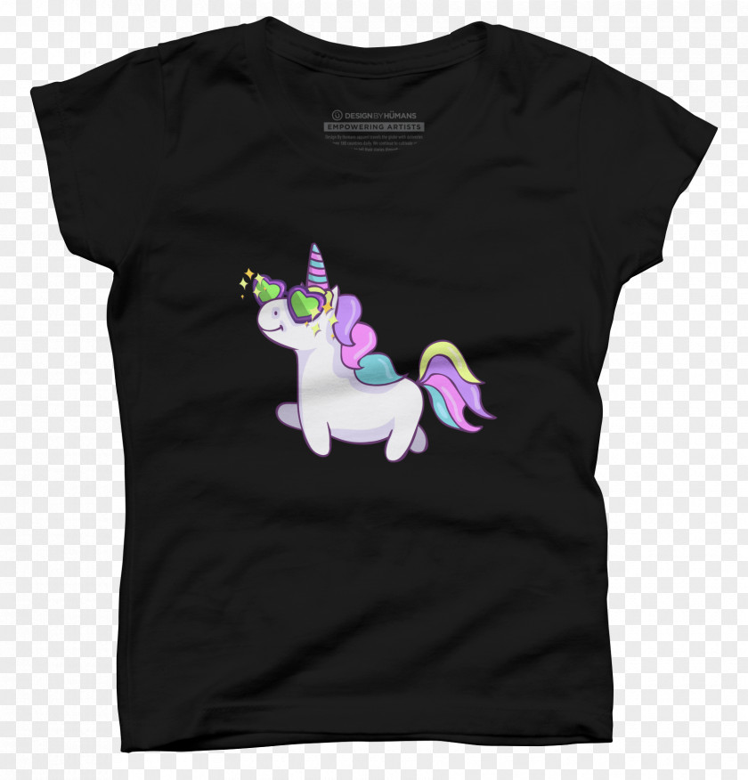 T-shirt Bluza Sleeve Unicorn Character PNG