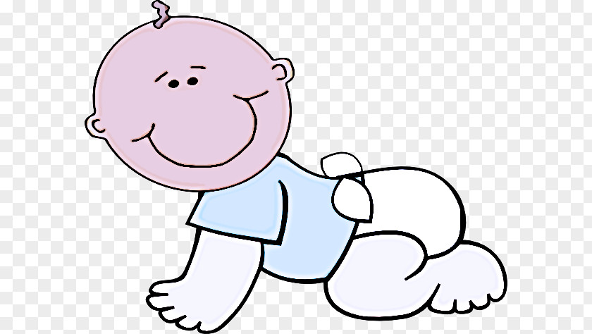 Child Line Art White Cartoon Facial Expression Pink Nose PNG