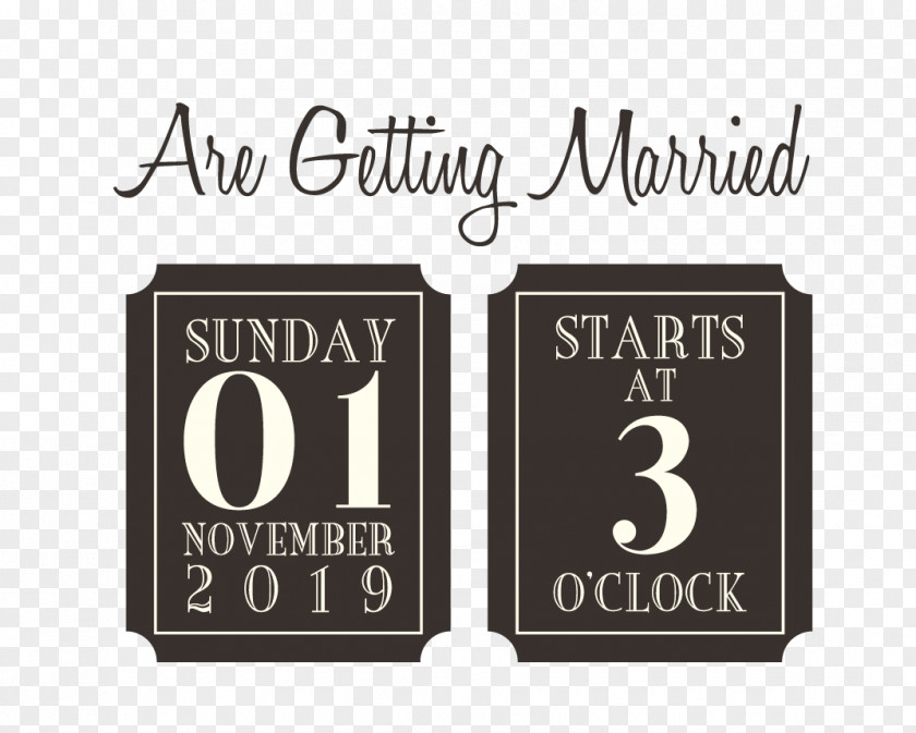 Date Wedding Invitation Adobe Illustrator Font PNG