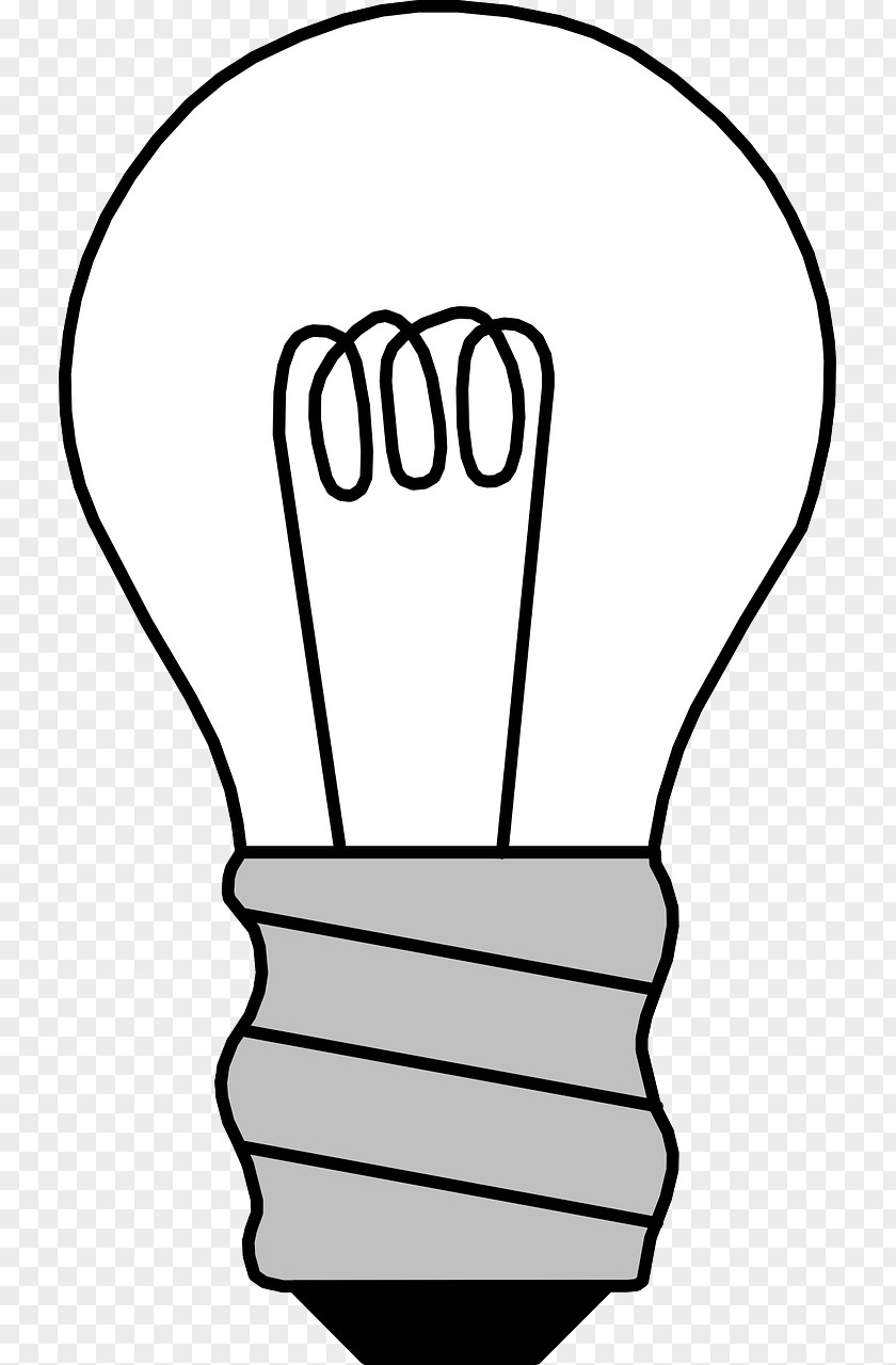 Light Incandescent Bulb Clip Art Openclipart Lamp PNG
