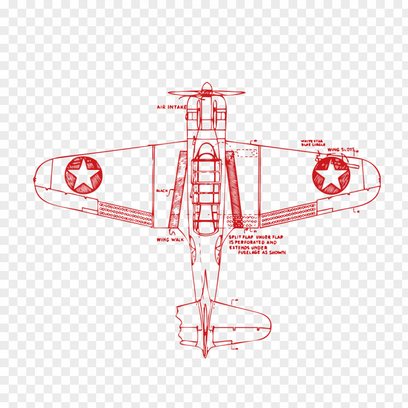 Red Plane Model Airplane Aircraft PNG
