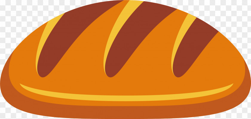 Simple Yellow Bread Hat Clip Art PNG