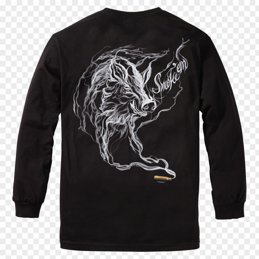 T-shirt Long-sleeved Clothing Crew Neck PNG