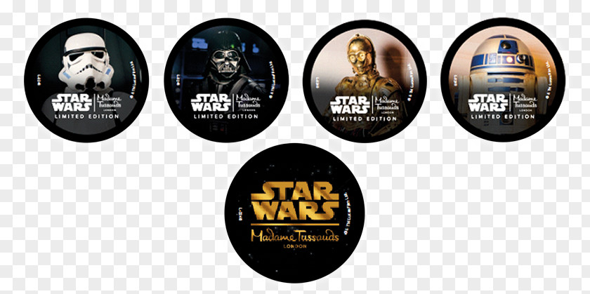 Anniversary Badge Madame Tussauds London YouTube Star Wars PNG