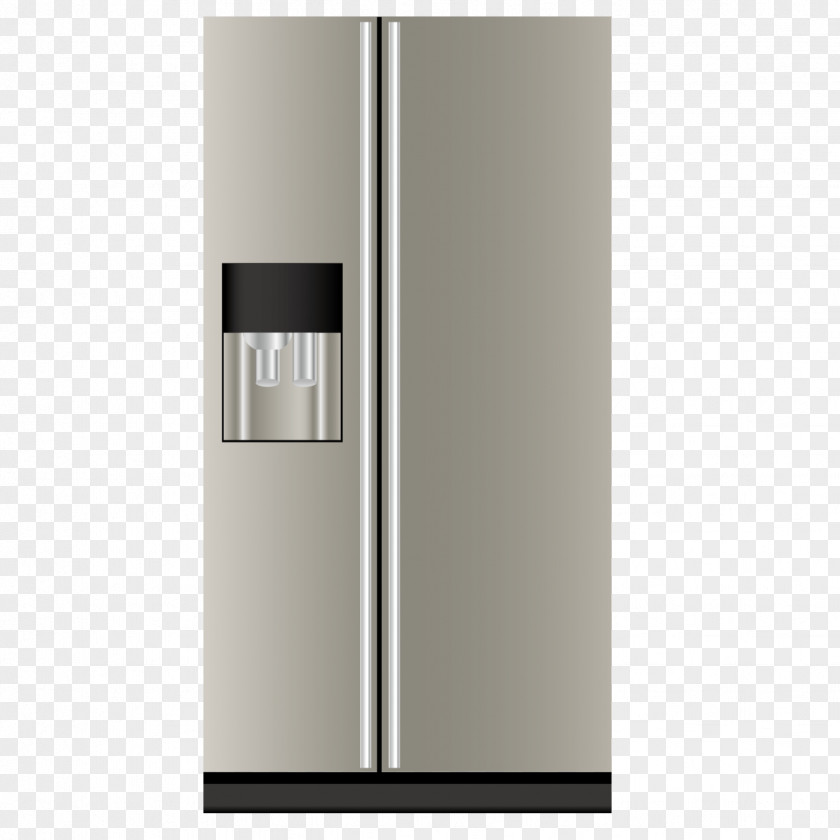 Beautifully Refrigerator Kitchen Stock Illustration PNG