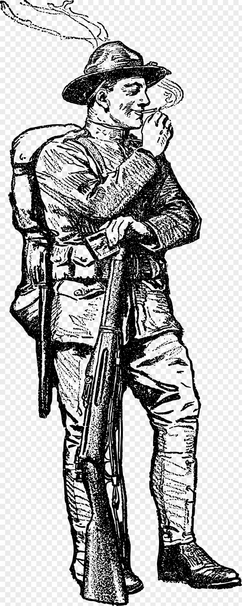 Soldier First World War Second Military Drawing PNG