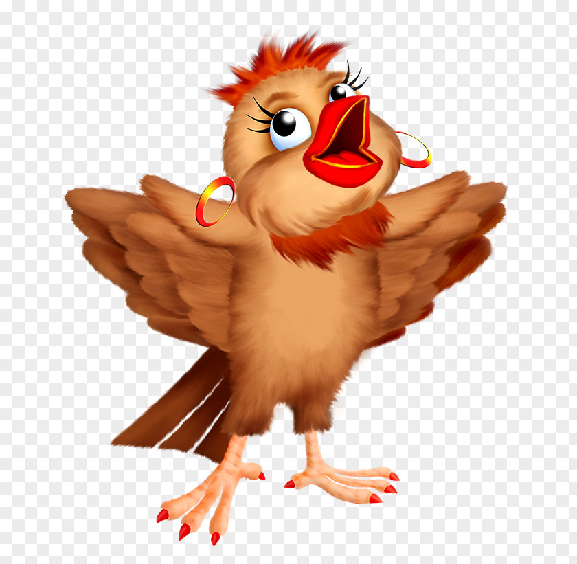 Cartoon Chick Singing Bible Psalms Friday Blessing Morning PNG