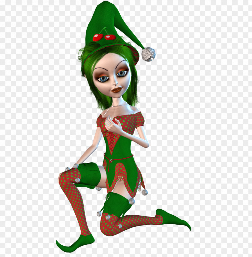 Christmas Elf Ornament Animated Cartoon PNG