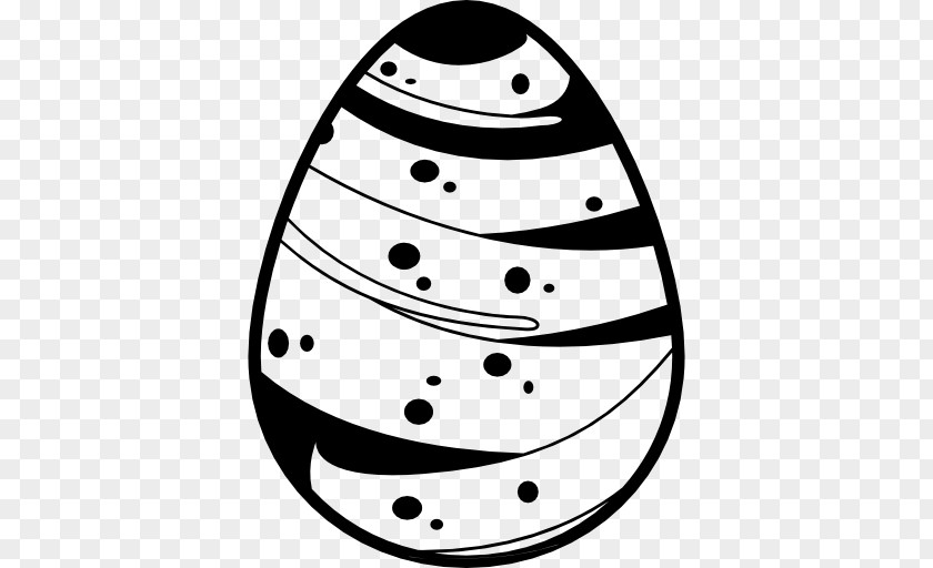 Starry Sky Easter Egg Black And White Clip Art PNG