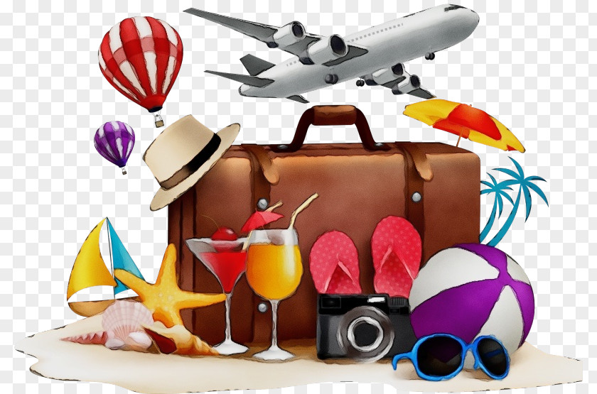 Suitcase Air Travel Clip Art Vehicle Airplane PNG