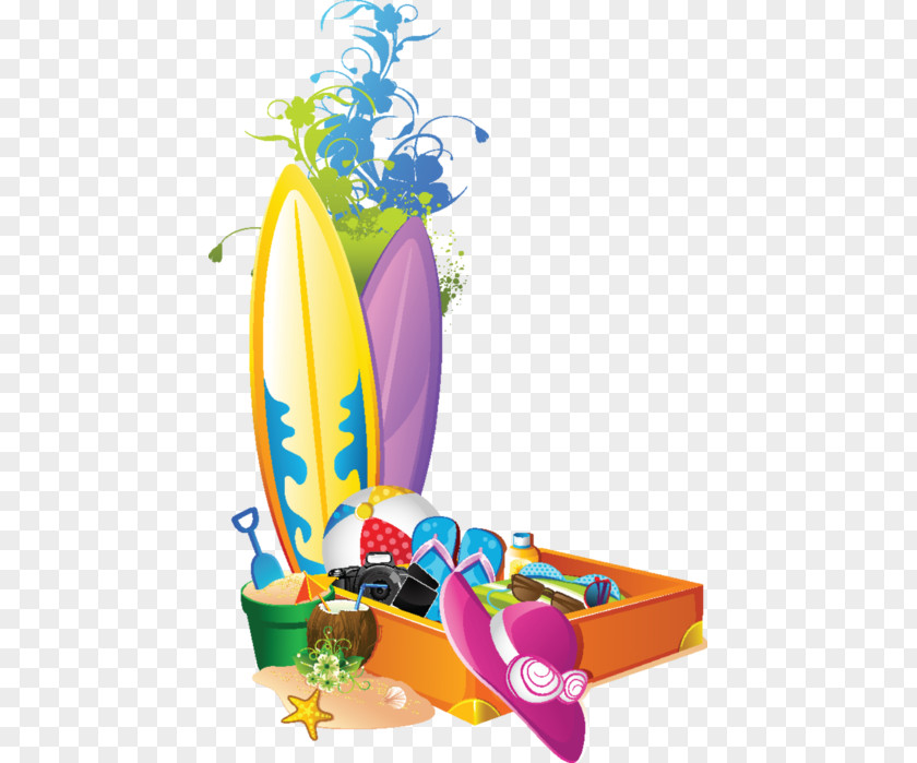 Beach Board Clip Art Vector Graphics Image Summer PNG