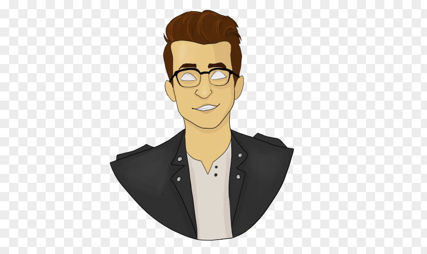 Brendon Urie Glasses Cartoon PNG