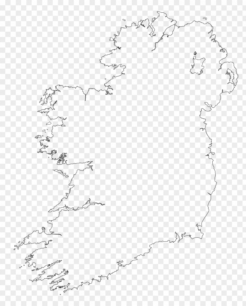 Ireland Clipart White Literature Map Angle PNG