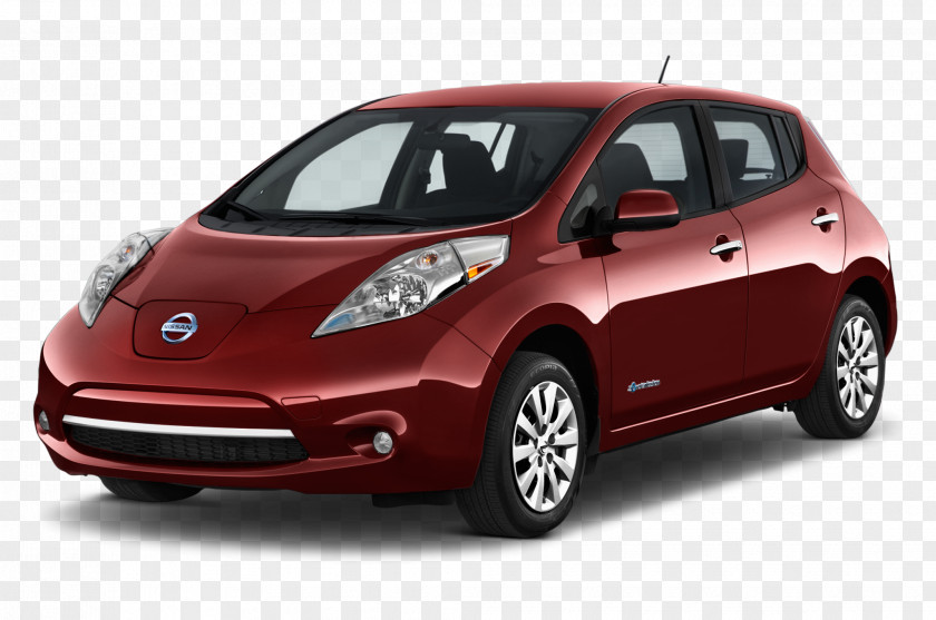 Nissan 2016 LEAF 2015 Compact Car PNG