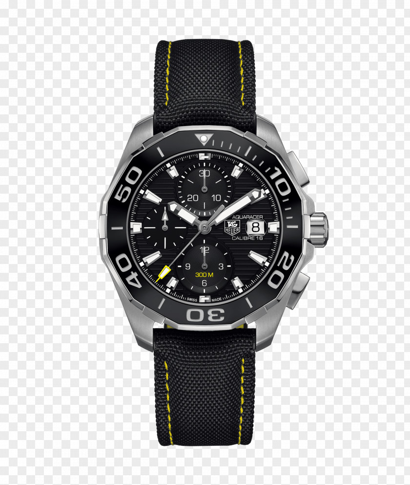 Watch Chronograph TAG Men's Heuer Aquaracer 300M Calibre 16 Jewellery PNG