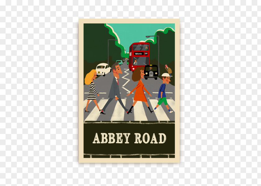 Abey Road Abbey Studios L Is For London Illustrator Artist PNG