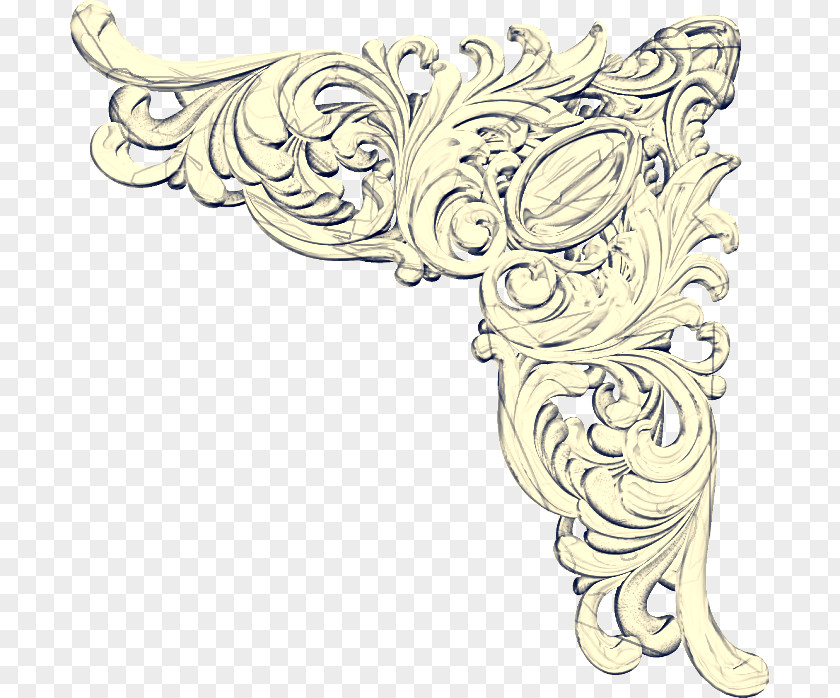 Line Art Ornament Clip PNG