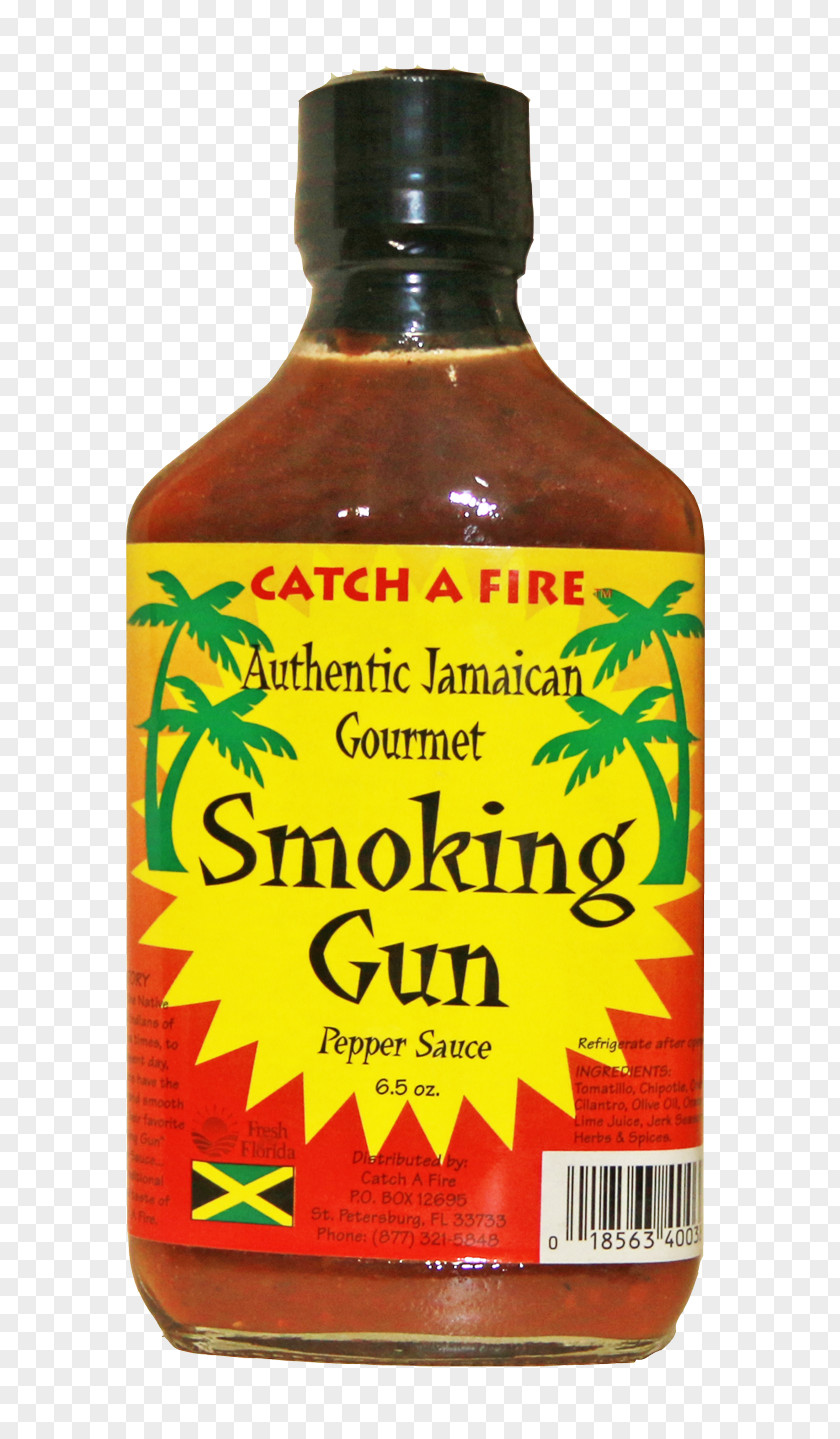 Smoking Gun Hot Sauce Barbecue Sweet Chili Jamaican Cuisine PNG