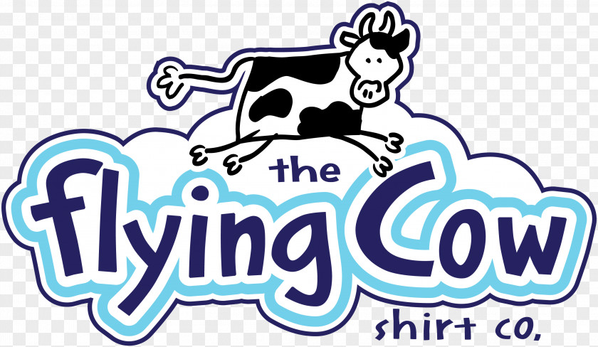 T-shirt Flying Cow Shirt Company Cattle Screen Printing PNG