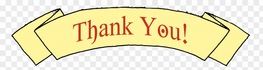 Thankyou Banner Clip Art PNG