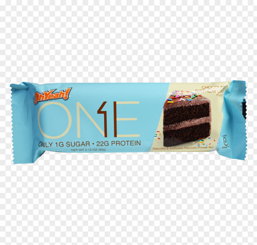 Birthday Cake 60 Chocolate Bar Protein Flavor PNG