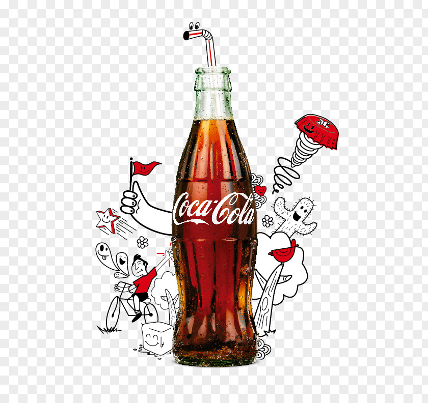 Coca Cola Fizzy Drinks Coca-Cola Zero Sugar Bottle PNG