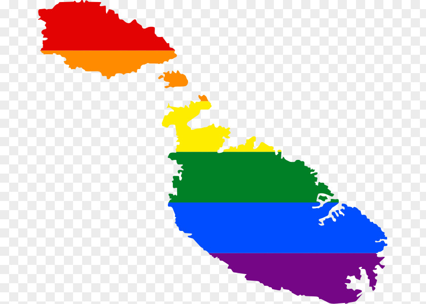 Malta LGBT Rights By Country Or Territory Rainbow Flag PNG