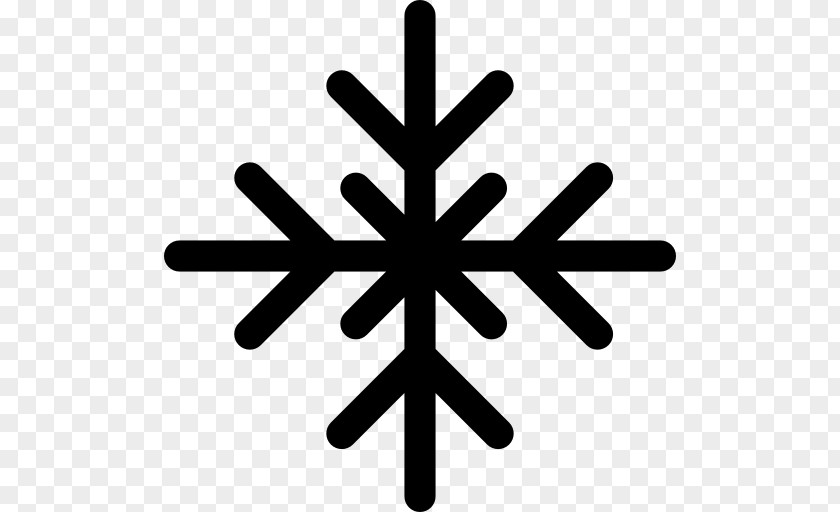 Snowflake Ice Crystals Logo PNG