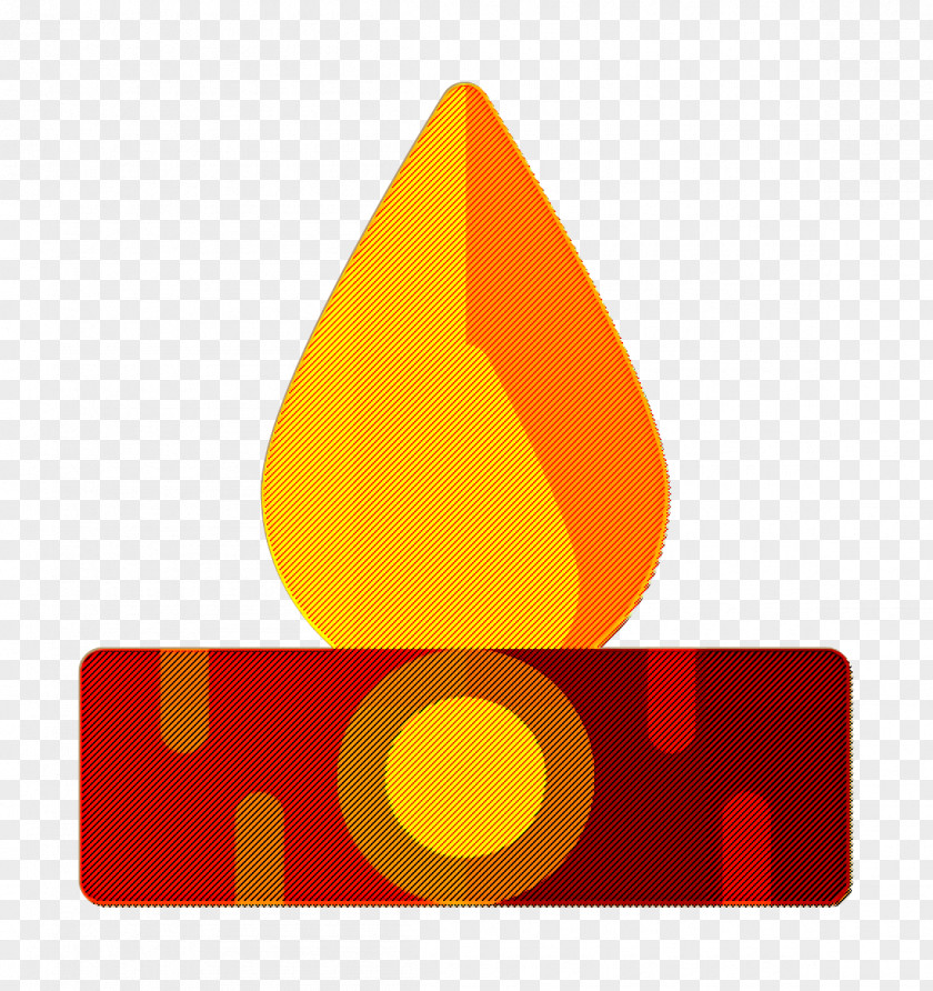 Summer Camp Icon Campfire Firewood PNG