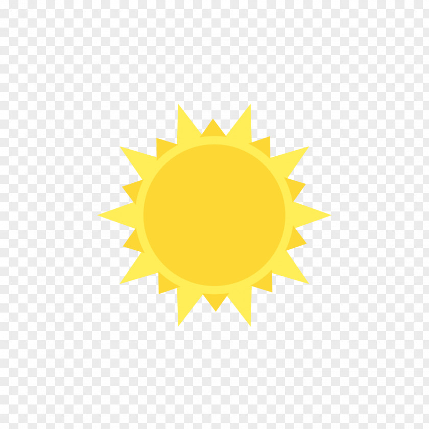 Yellow Sun Pattern PNG