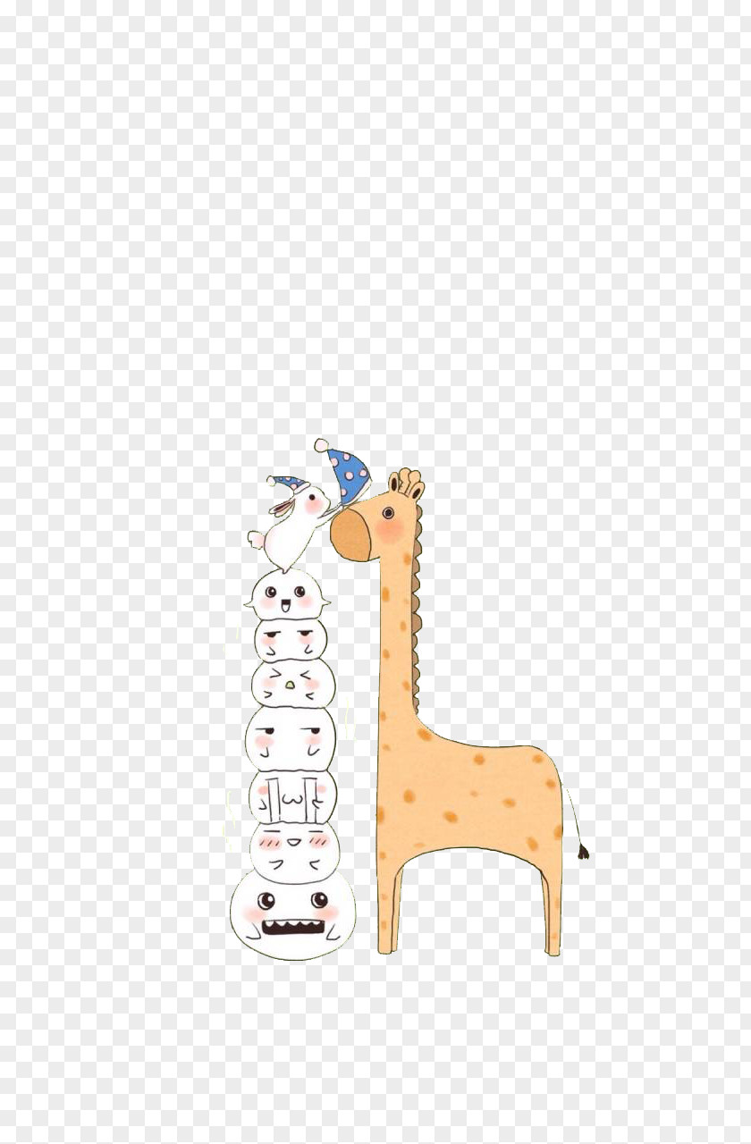 Cute Giraffe Wallpaper PNG