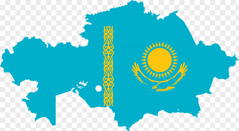 Map Flag Of Kazakhstan Kazakh Soviet Socialist Republic Blank PNG