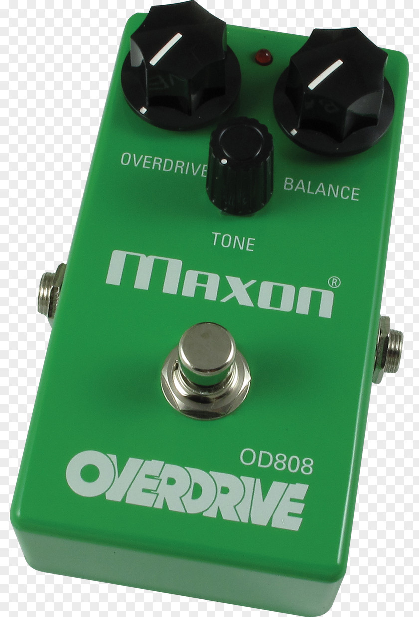Overdrive Guitar Amplifier Effects Processors & Pedals Maxon OD808 PNG
