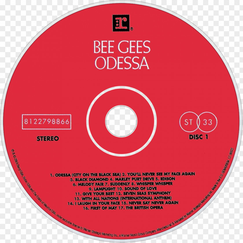 Bee Gees Compact Disc PNG
