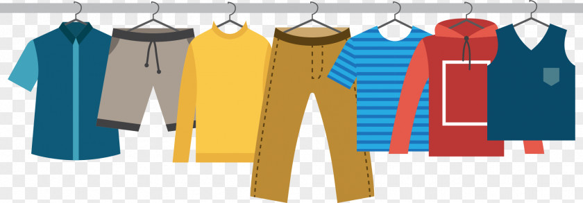 Drying Clothes Man T-shirt Designer Clothing Fashion Design PNG