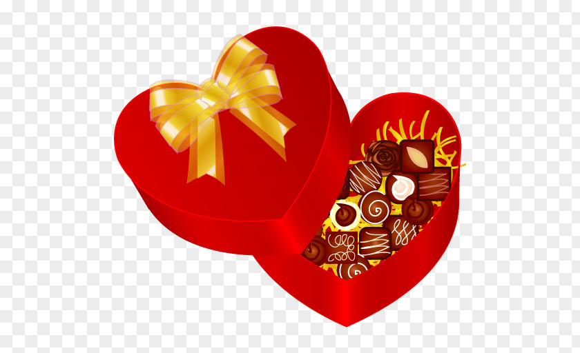 Mothers Day Box Gift Heart PNG